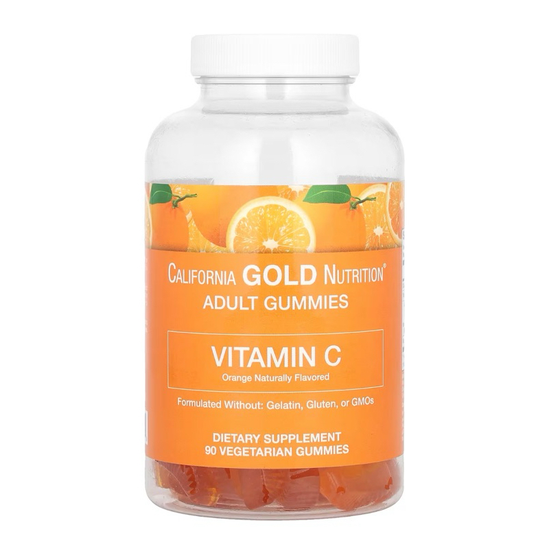 [พร้อมส่ง/Exp.04/2026] California Gold Nutrition, Vitamin C, Gummy, 90 gummies,วิตามินซี