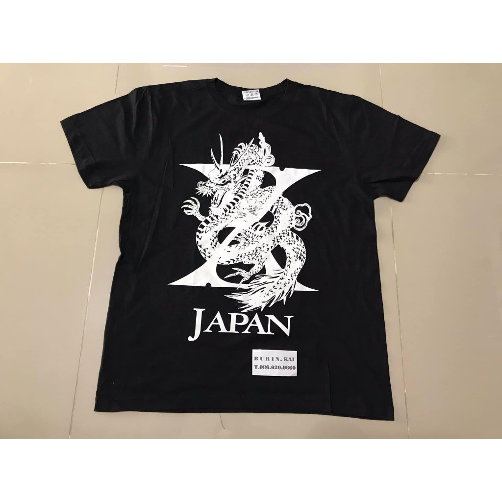 เสื้อวง X japan tour 2011  เป็นสินค้ามือ1 ค้างสต็อก ป้าย M สีดำอก 20.5 ยาว 28 ราคาตัวละ 450฿