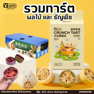 [HiHamster]ทาร์ตผลไม้ ขนมทาร์ตผักผลไม้ สำหรับแฮมเตอร์ กระต่า…