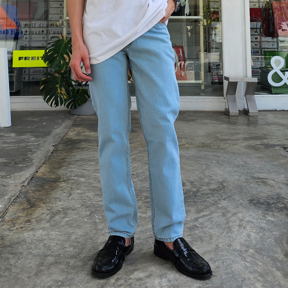 Golden Zebra Jeans กางเกงยีนส์ชายทรงขากระบอกผ้าไม่ยืดไซส์เล็กไซส์ใหญ่ #535