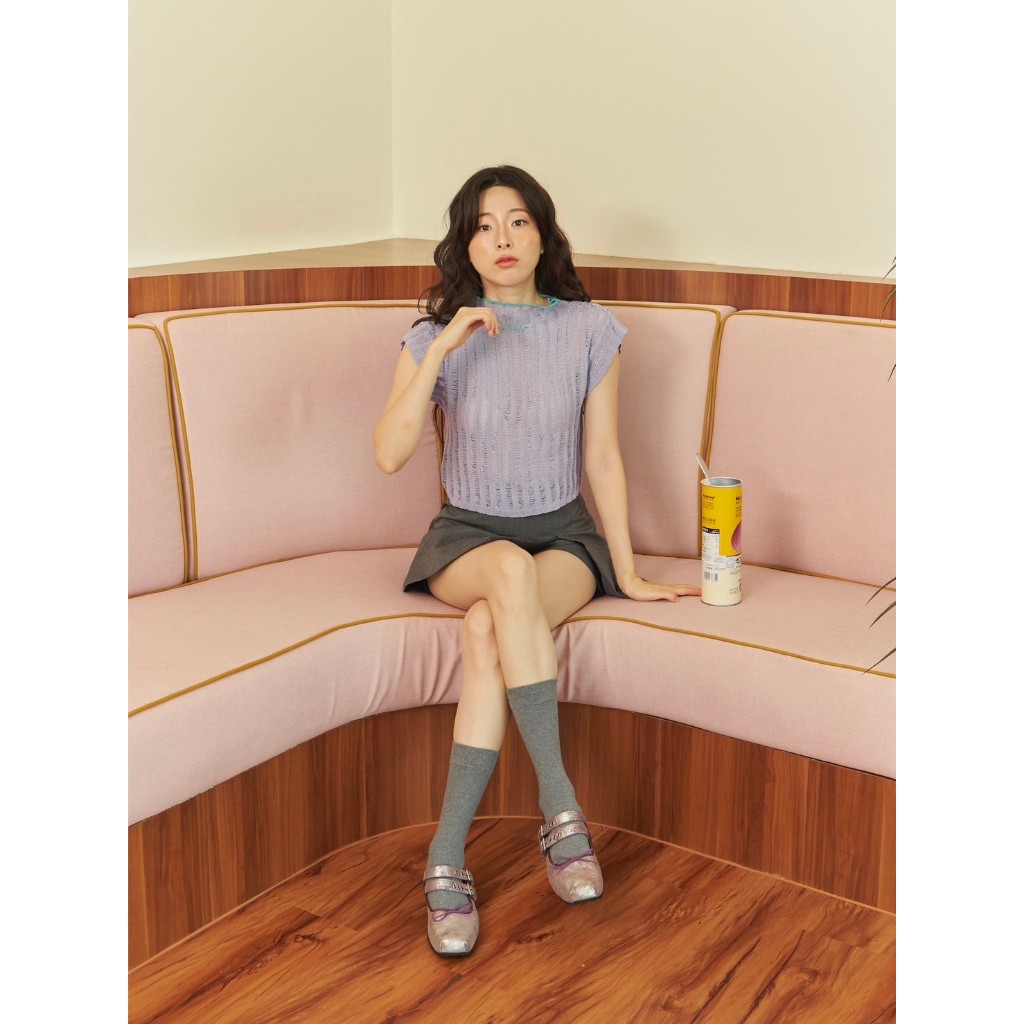 PUFFCOWEAR : Ray Knitted Top - รูปที่ 6