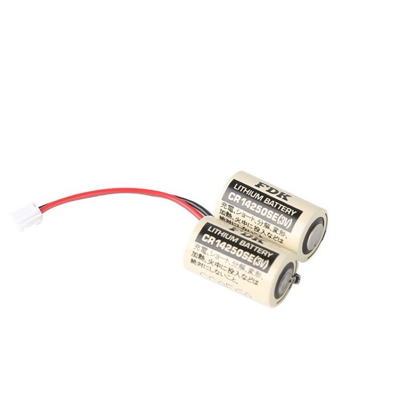 แพ้คคู่ 6v FDK แท้  CR14250SE CR14250 14250 ก้อนละ 3V แบตเตอรี่ลิเธียม FANAC แพ็คคู่ 6v