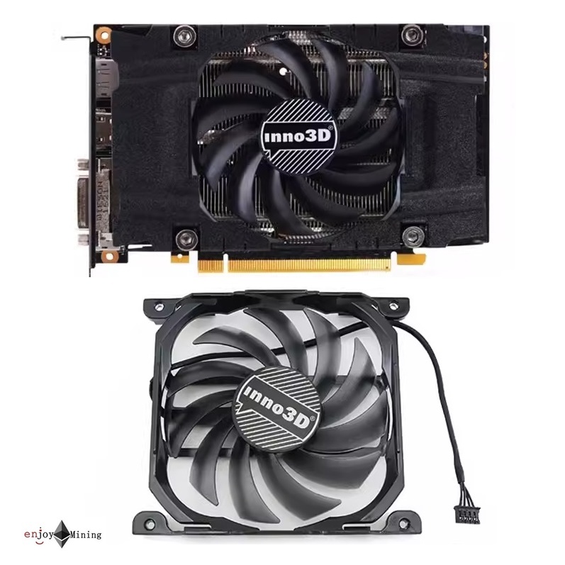 พัดลมการ์ดจอ  INNO3D GTX1060  ITX  GTX 650ti 750 750ti Extreme Edition Graphics Card Fan CF-12915S