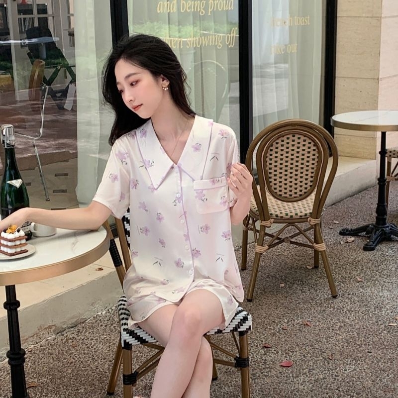 ชุดนอน Magnolia pajamas (premium silk satin)