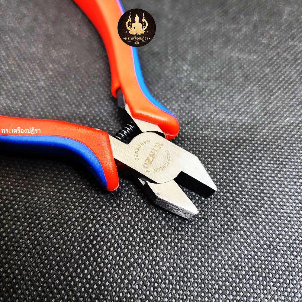 คีมหนีบตะขอ คีมหนีบห่วงพระ งานคุณภาพหนีบเบามือ KINZO No.M9099 (ปากเรียบ) ราคา ถูกที่สุด ดีลบีเคเค แกลเลอรีภาพที่ 4