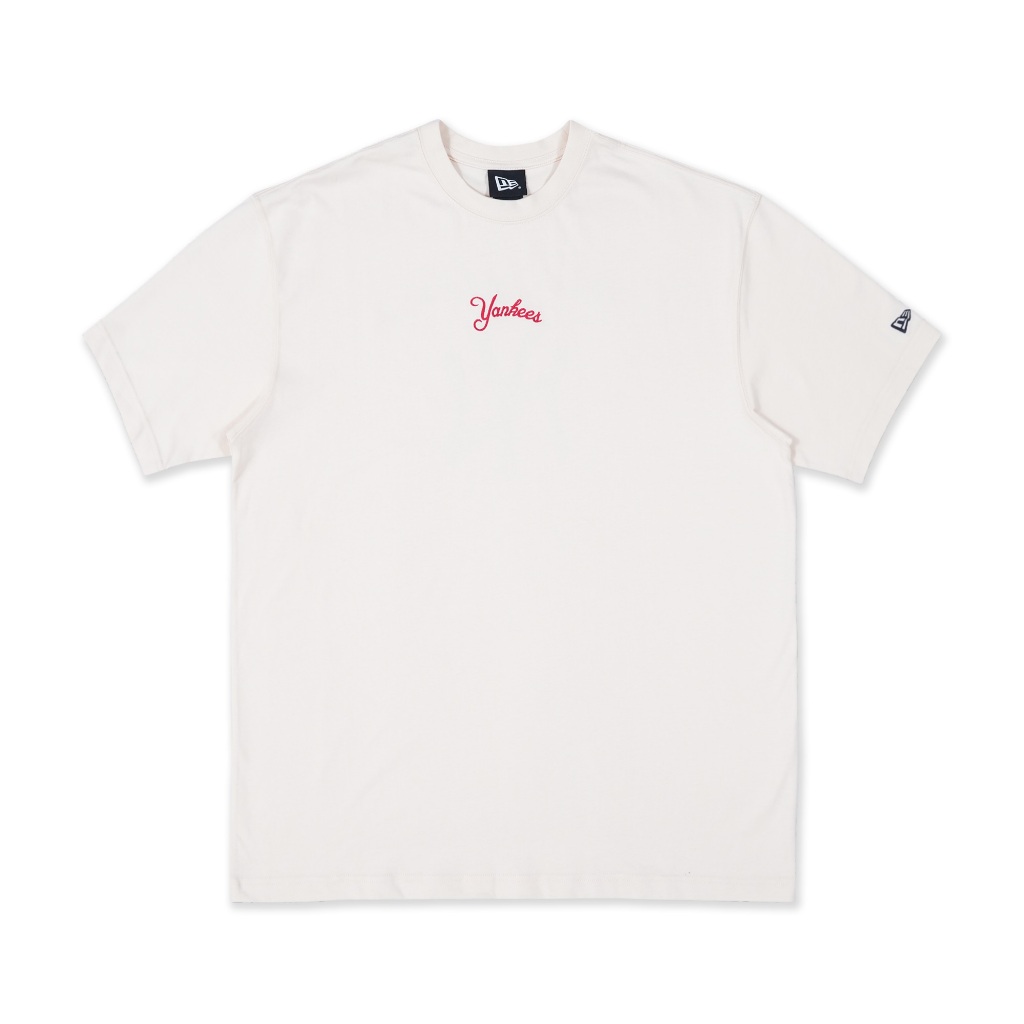 NEW YORK YANKEES LEAGUE MIX LIGHT CREAM OVERSIZED SHORT SLEEVE T-SHIRT 14148932