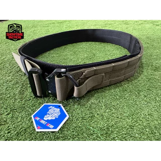 เข็มขัดสนาม ห่วงโลหะ ยุทธวิธี 2 ชั้น AFG (Ape Force Gear) Tactical Battle Belt Ronin Style D-Ring | Showtime Tactical