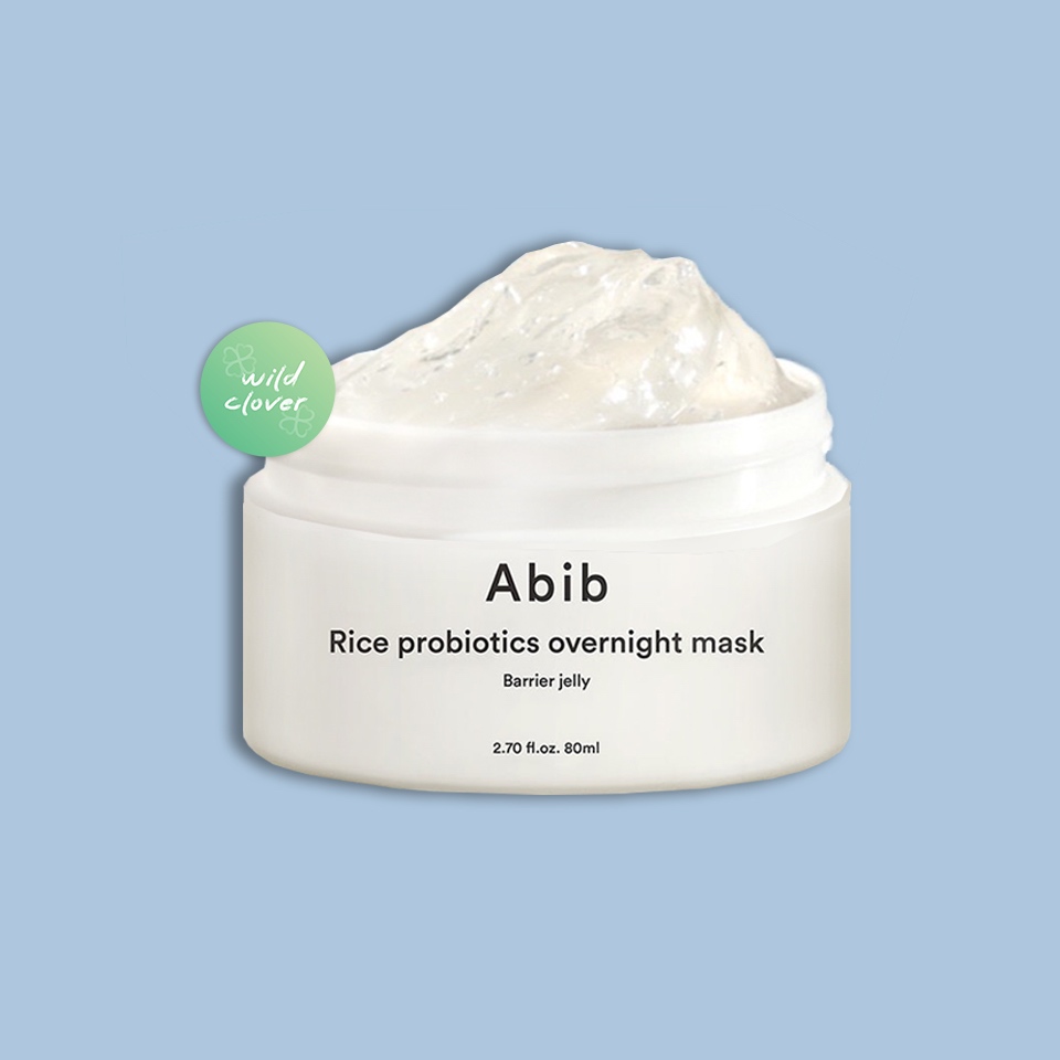 ABIB : แท้พร้อมส่ง exp.2027 rice probiotics overnight mask barrier jelly 80ml sleep sleeping