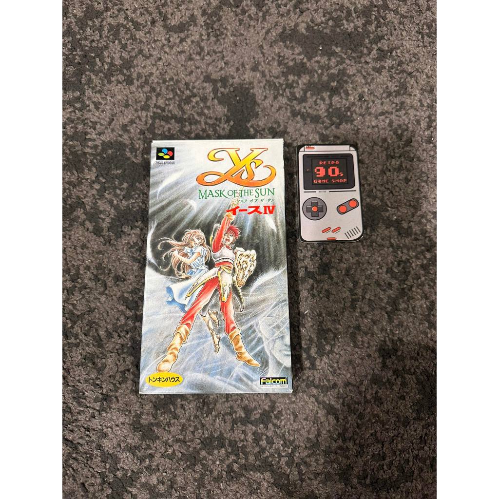 Falcom Cartridge Super Famicom Ys IV: Mask of the Sun Boxed / Japan