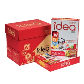[ส่งฟรี!]Idea Work กระดาษถ่ายเอกสาร 80 แกรม A4 จำนวน 2 ลัง