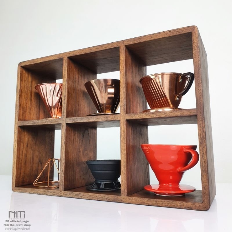 ชั้นวาง DRIPPER กาแฟดริป slowbar  Niti The Craft Shop