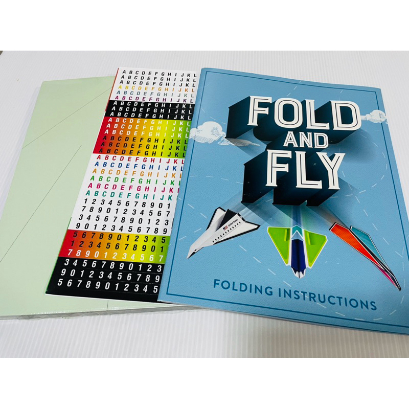 ใหม่ Fold and Fly Folding Instructions  สอนพับกระดาษ+กระดาษ 180 บาท