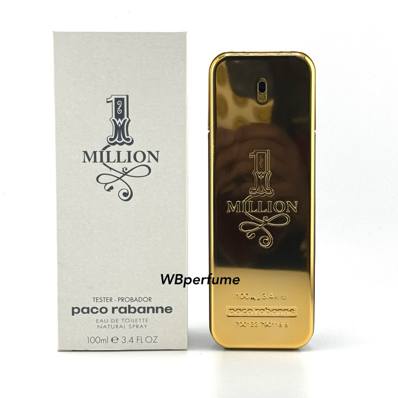 น้ำหอมแท้100% PACO RABANNE น้ำหอม 1 Million EDT 100ml. Tester