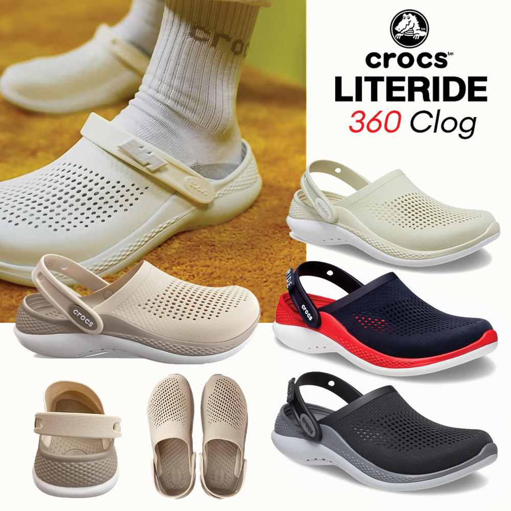 [ลด30% เก็บโค้ด 1106FASHDD] CROCS LiteRide 360 Clog - Comfort Sandal ใส่สบาย รองเท้าแตะ คร็อคส์ แท้ รุ่นฮิต ได้ทั้งชายห