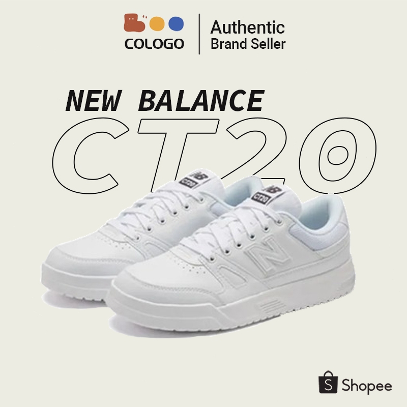 NEW BALANCE CT20 NBCT20 new balance CT20LM1 รองเท้าผ้าใบ Triple White 💯