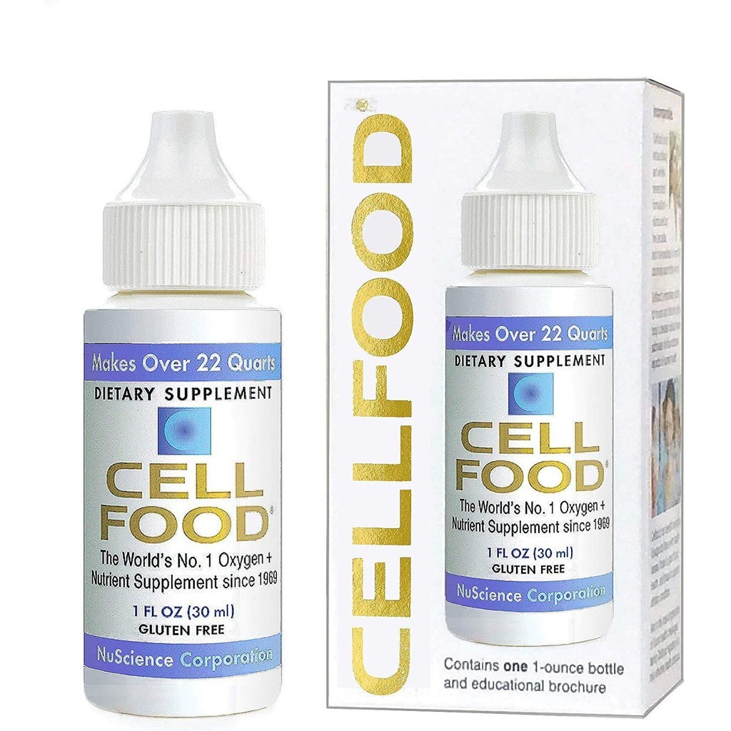 NuScience cellfood oxygen nutrient supplement US Brand อาหารเสริมให้ Oxygen ต่อเซลล์ร่างกาย ชนิด น้ำ