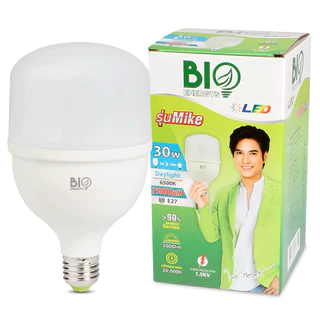 ไบโอเอนเนอจีส์ หลอด LED ทรงกระบอก 30w 40w 50w วัตต์ แสงสีขาว แอลอีดี BIO ENERGYS หลอดจัมโบ้