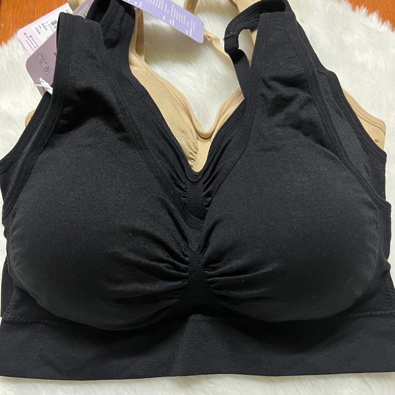 sabina sbxa989 freesize happy bra เสื้อใน ซาบีน่าแท้ ไร้โครง ตะขอหลัง ฟรีไซส์ ระบายอากาศดี