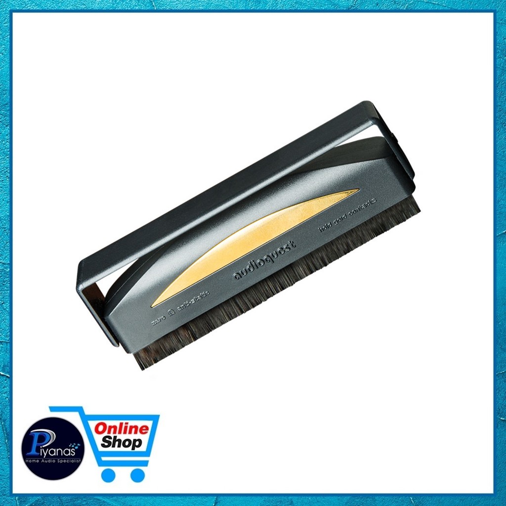 AUDIOQUEST : ANTI-STATIC RECORD BRUSH (GOLD) /piyanas electric/ปิยะนัส อิเล็คทริคส์