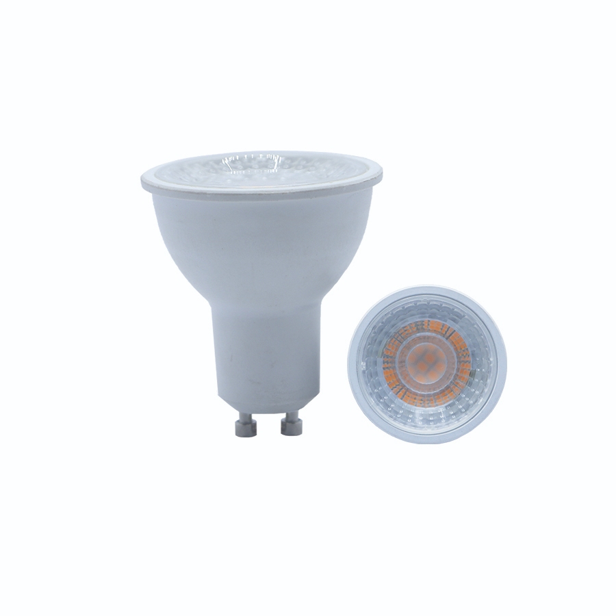 หลอดไฟ LED (แสงวอร์ม/แสงขาว) ไฟ AC220V ขั้ว GU10 รุ่น P07A-7W-6400K/3000K