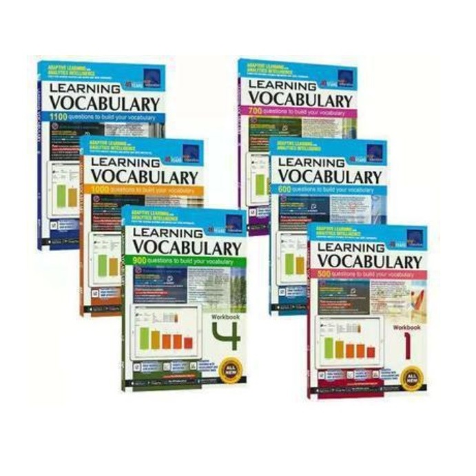 (ขายแยกเล่ม) SAP Learning Vocabulary แบบฝึกหัดคำศัพท์ภาษาอังกฤษ พร้อมเฉลย - Singapore Excercise Workbook