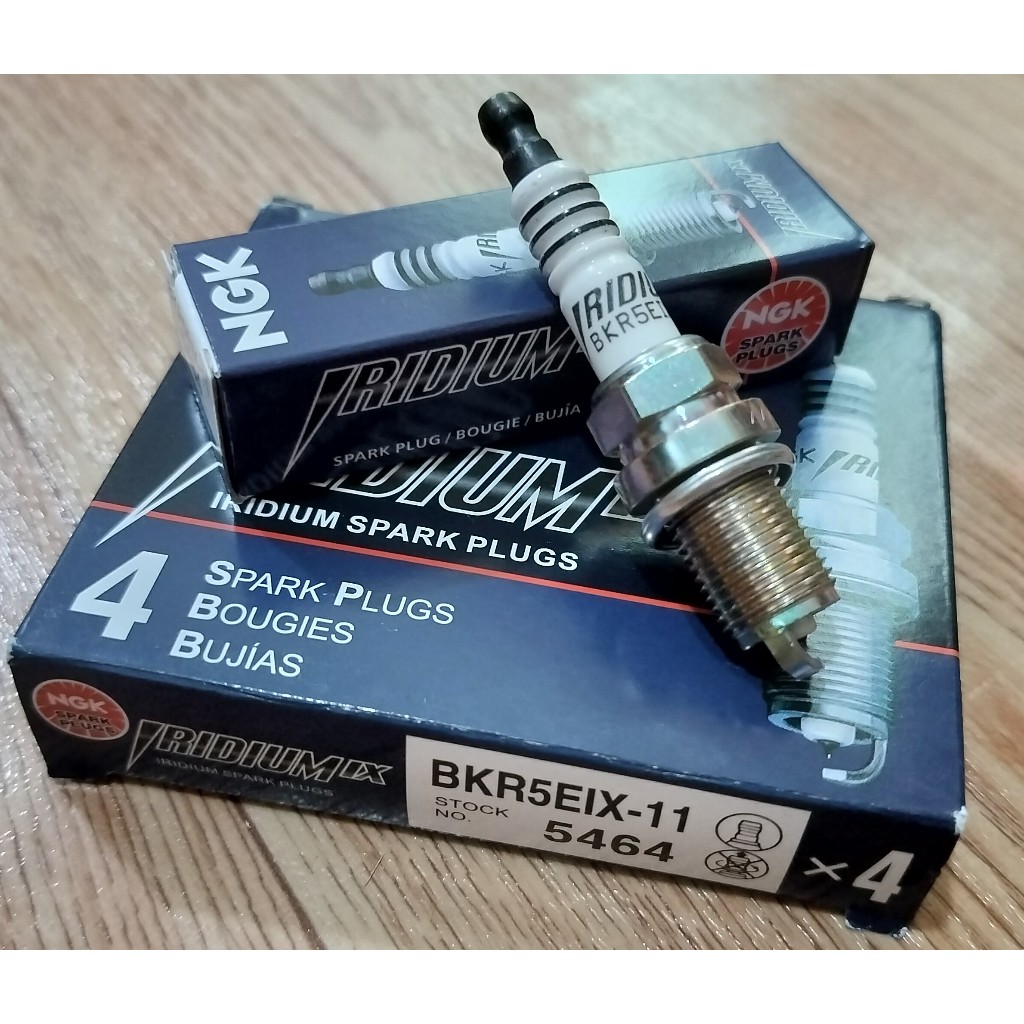 NGK BKR5EIX-11 #5464 Iridium Power Spark Plug(4หัว) Made in Japan