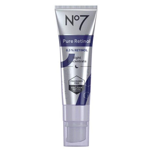 No.7 Pure Retinol 0.3% ,1% Retinol Night Concentrate Serum 30ML  นัมเบอร์เซเว่น เพียว เรตินอล เซรั่ม