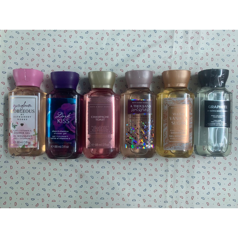 shower gel travel size จาก bbw