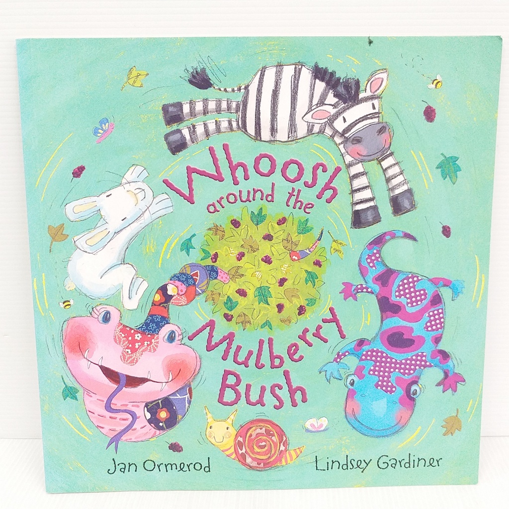 Whoosh Around the Mulberry Bush นิทานเพลง ภาษาอังกฤษ มือสอง Song and Rhymes book ปกอ่อน
