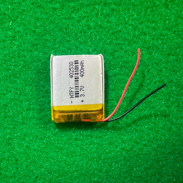 แบตเตอรี่3.7v400mah มี2ขนาดไห้เลือก