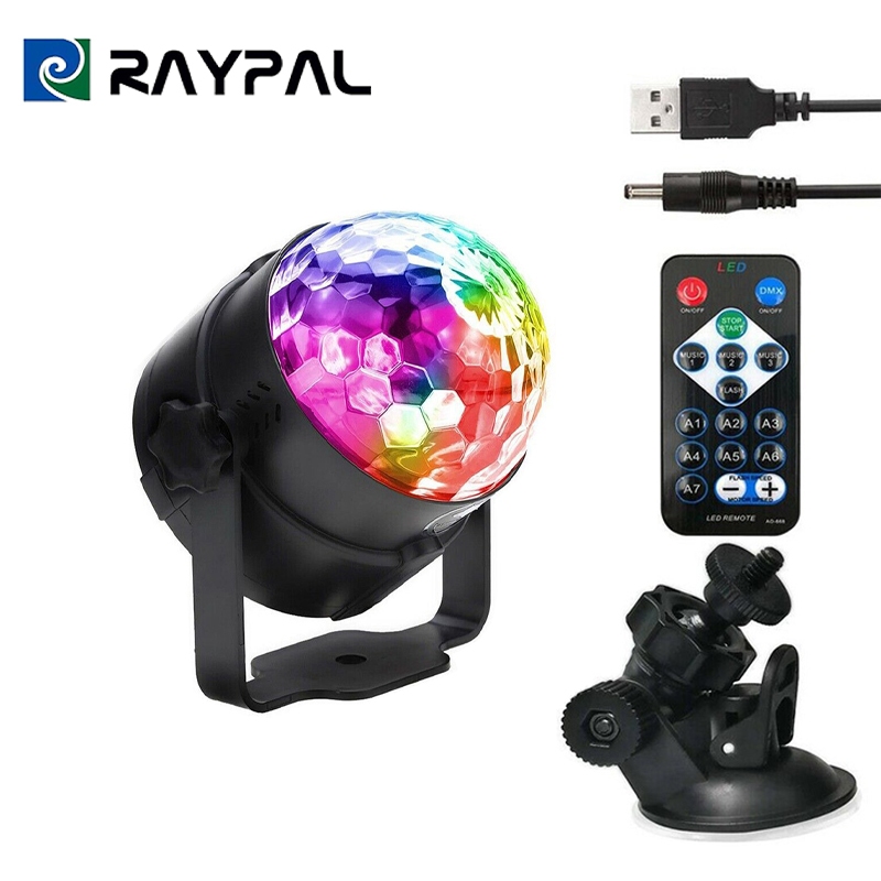 Panasi ไฟดิสโก้ ไฟเทค ไฟปาร์ตี้ ตามจังหวะ LED Party Light พร้อมรีโมท Disco light No.432