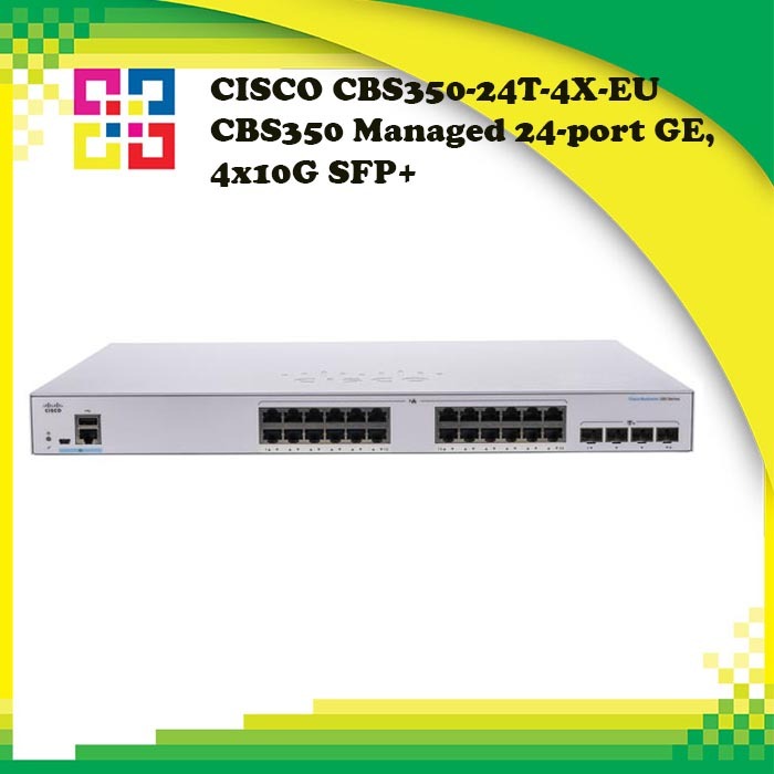 CISCO CBS350-24T-4X-EU CBS350 Managed 24-port GE, 4x10G SFP+