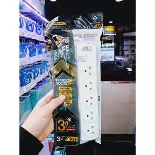 ปลั๊กไฟ ยี่ห้อ BLL รวมรุ่น ยาว3/5m แบบถุง [มอก.2432-2555] Max load 2300w 10 amps รับประกัน 3-5 ปี