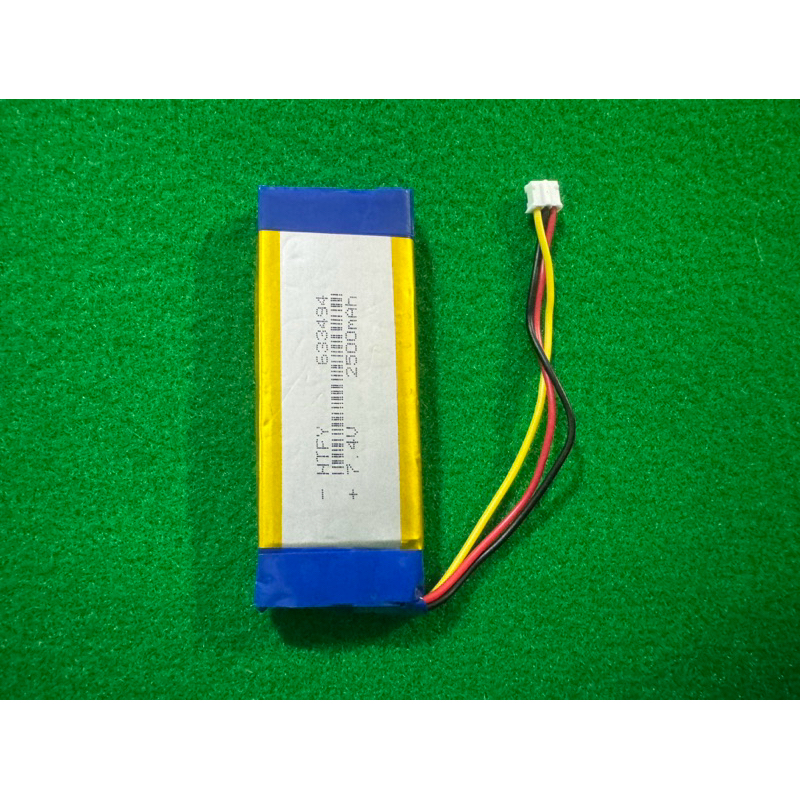 แบตเตอรี่7.4V 1200mah-2500mahมีวงจรชาร์จในตัวแบบ3สาย สำหรับใส่กับเครื่องเล่นDVDพกพา
