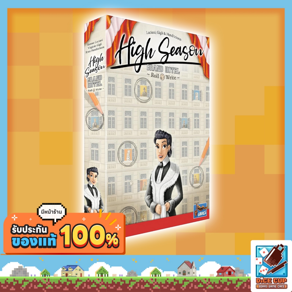 [ของแท้] Grand Austria Hotel: High Season Roll & Write Board game