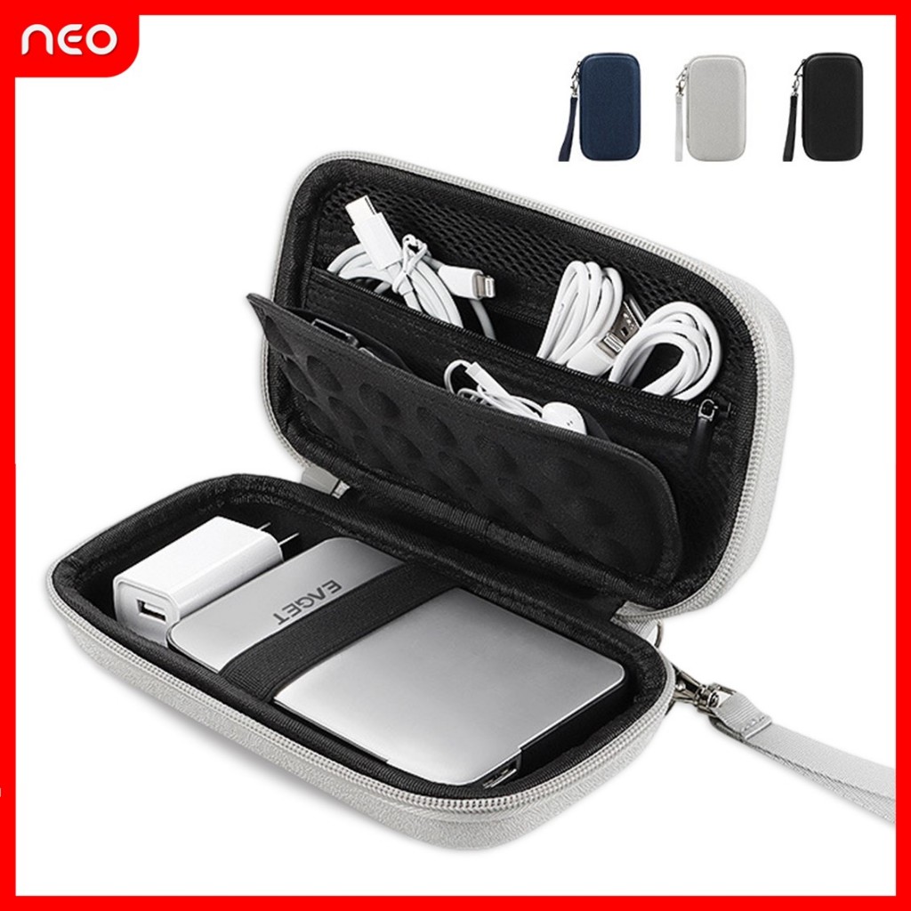 (พร้อมส่ง) NEO กระเป๋าจัดระเบียบเดินทาง กระเป๋าอุปกรณ์มือถือ สายชาร์จ หัวชาร์จ หูฟัง USB เคสแบตสำรอง