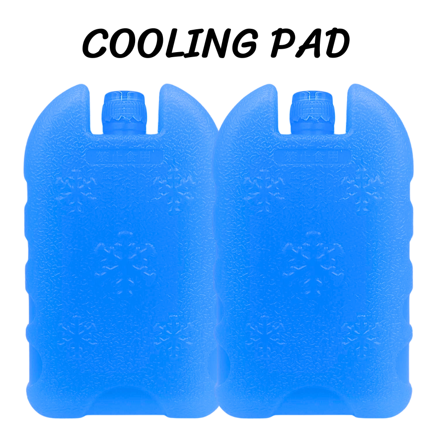 ICE PACK COOLING PAD เจลเก็บความเย็น ก้อนน้ำแข็งเทียมสำหรับพัดลมไอเย็น ( สีน้ำเงิน ) ความจุ 300 ml.