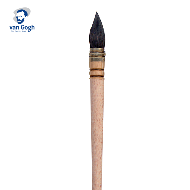 Van Gogh Water Color Brush Series 130 I พู่กันพุ่มมัดลวดสีน้ำขนแพะ