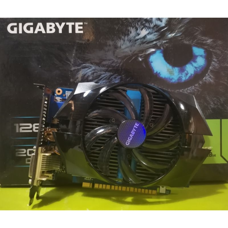 การ์ดจอ Gigabyte รุ่น Nvidia GTX 650 2GB DDR5 ต่อไฟเลี้ยง 6pin  (no box) สินค้ามือสอง ไม่มีกล่อง