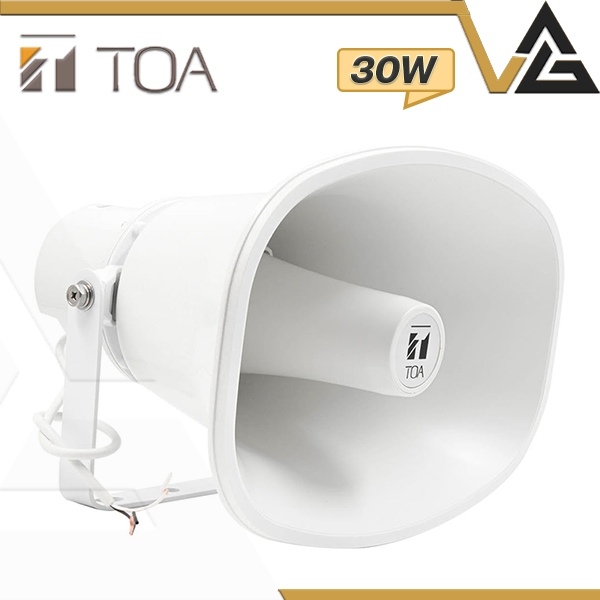 TOA SC-632 AS ลำโพงฮอร์น Paging Horn Speaker ฮอร์น ติดรถยนต์ 30W กันน้ำ IP65 8โอห์ม ลำโพง ปากฮอร์น ประชาสัมพันธ์