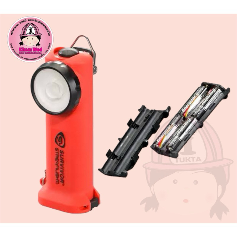 💖คร่ำหวอดเซฟตี้ ไฟฉาย Streamlight Survivor อุปกรณ์ดับเพลิง ไฟฉายติดหน้าอกดับเพลิง ไฟฉายกันระเบิด
