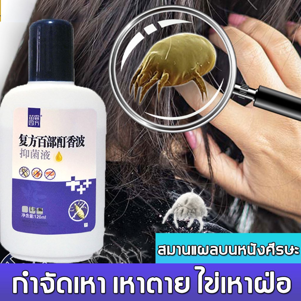 กำจัดเหาและไข่ถาวร ! ยาฆ่าเหา สูตรสมุนไพร ออแกนิค กลิ่นหอม ยาฆ่าเหาถาวร กําจัดเหา