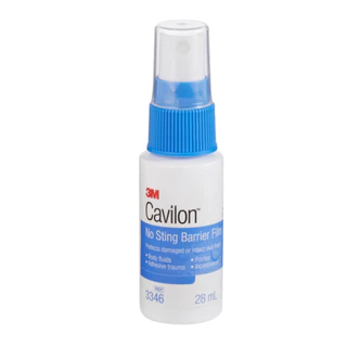 3M Cavilon durable barrier cream 28 G/No Sting Barrier Film 28 ml./No-Rinse Skin Cleanser 236ml.