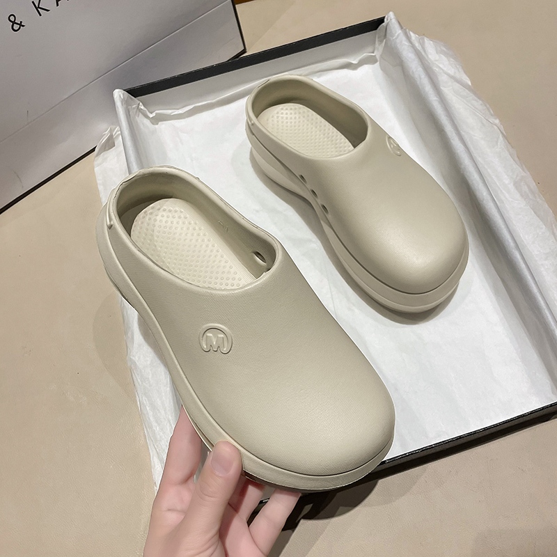 Hello Sports รองเท้าหัวโต รองเท้าแตะ พื้นหนา กันลื่น EVA กันน้ำ 6cm วันสงกรานต์ เหมาะกับฤดู 4113