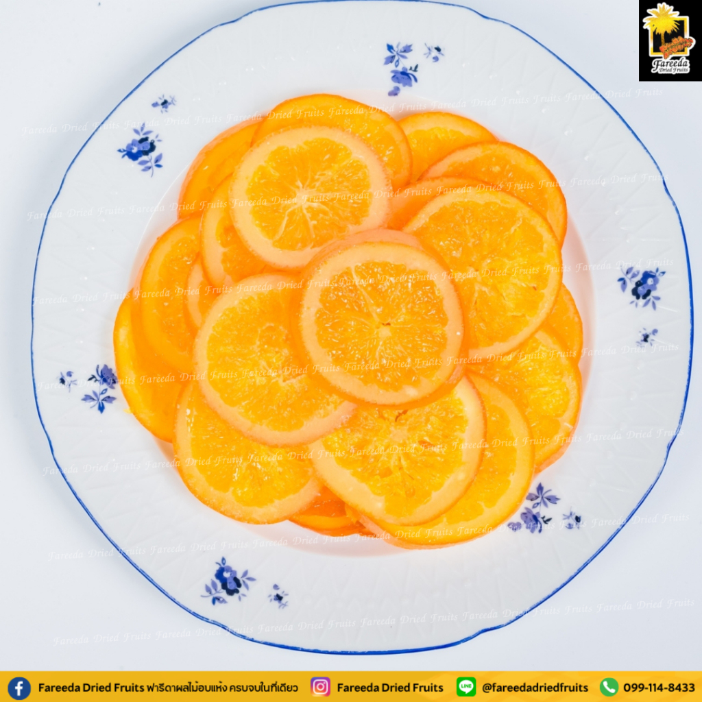 ส้มซันคิสสไลด์ Sun-kissed Orange Sliced ถุงซิปล็อค ขนาด 500g.