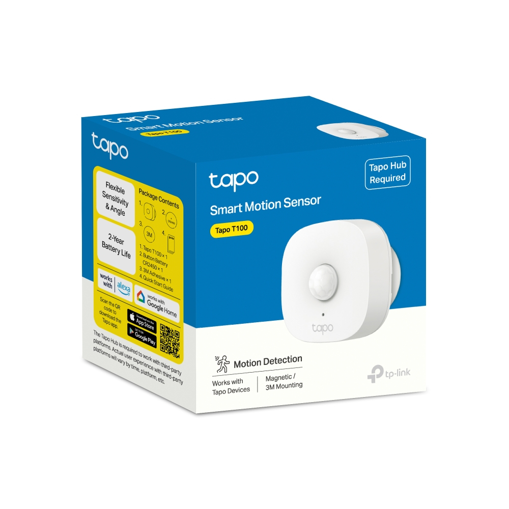 Tp-Link Tapo T100 Smart Motion Sensor เซนเซอร์ตรวจจับความเคลื่อนไหวภายในบ้าน