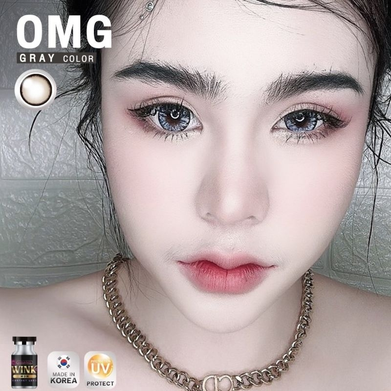 คอนแทคเลนส์ Wink ❤OMG/Lemon❤ (Big) ตาโต เลนส์นิ่ม ใส่สบาย