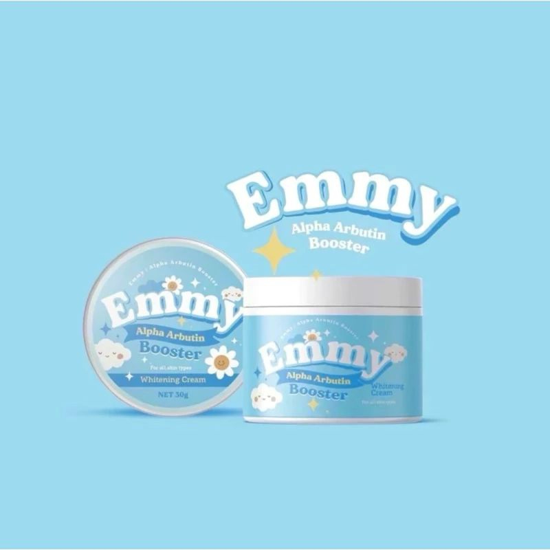 โสมเอมมี่ หัวเชื้อผิวขาวเอมมี่ Emmy Whitening body cream 30 กรัม สีฟ้า