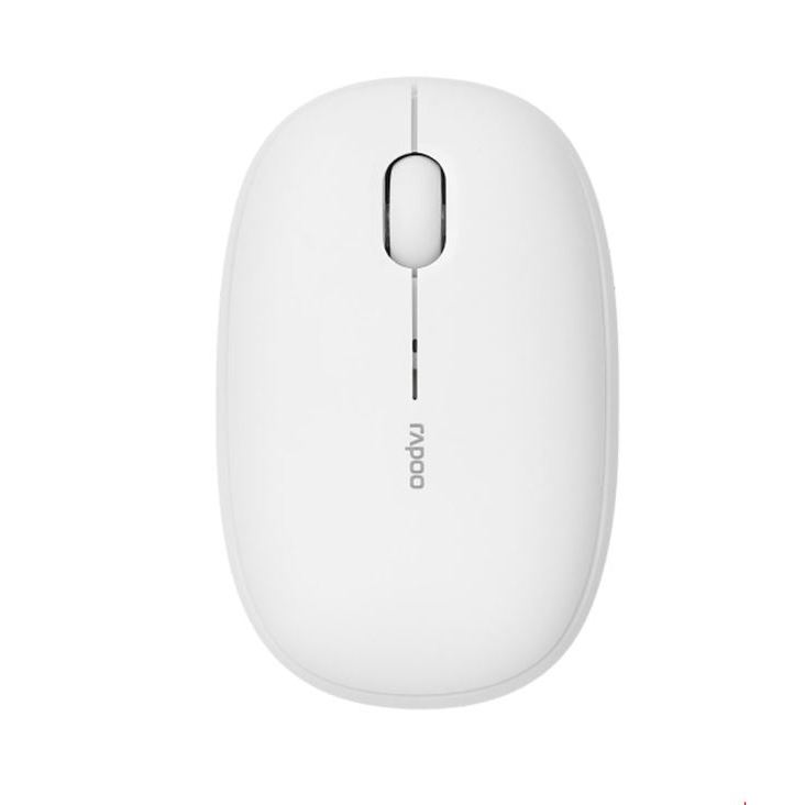 WIRELESS MOUSE (เมาส์ไร้สาย) RAPOO M650 SILENT CREAM WHITE