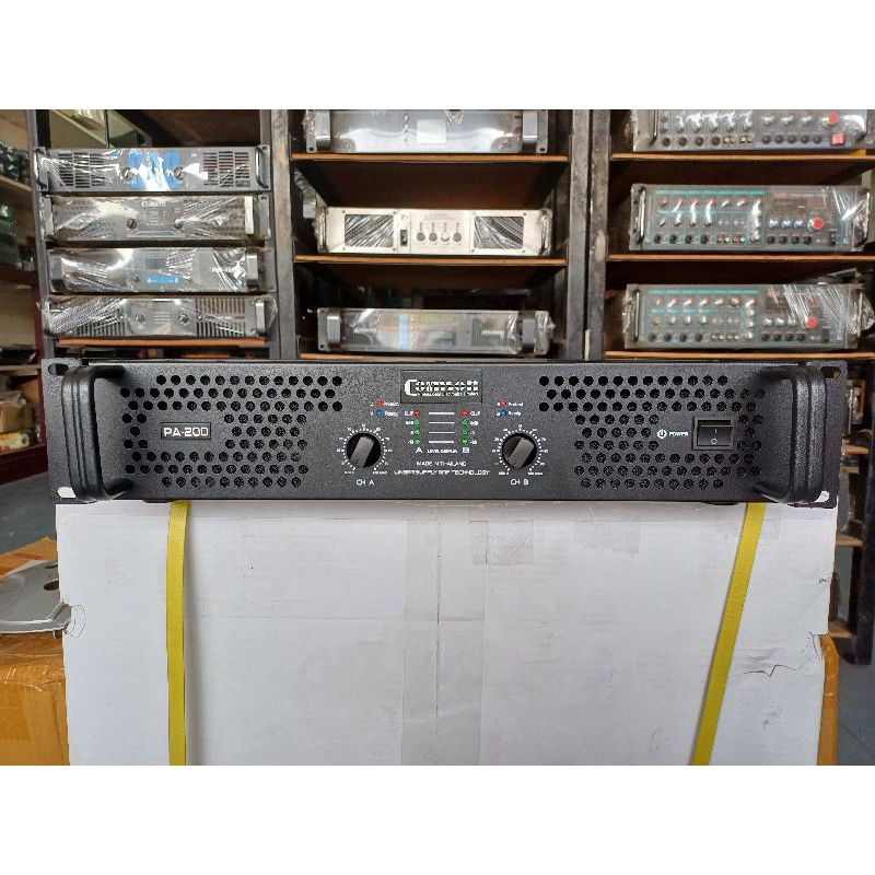 แอมป์ขยาย COMSON  PA-200 หม้อแปลง มีครอสในตัว